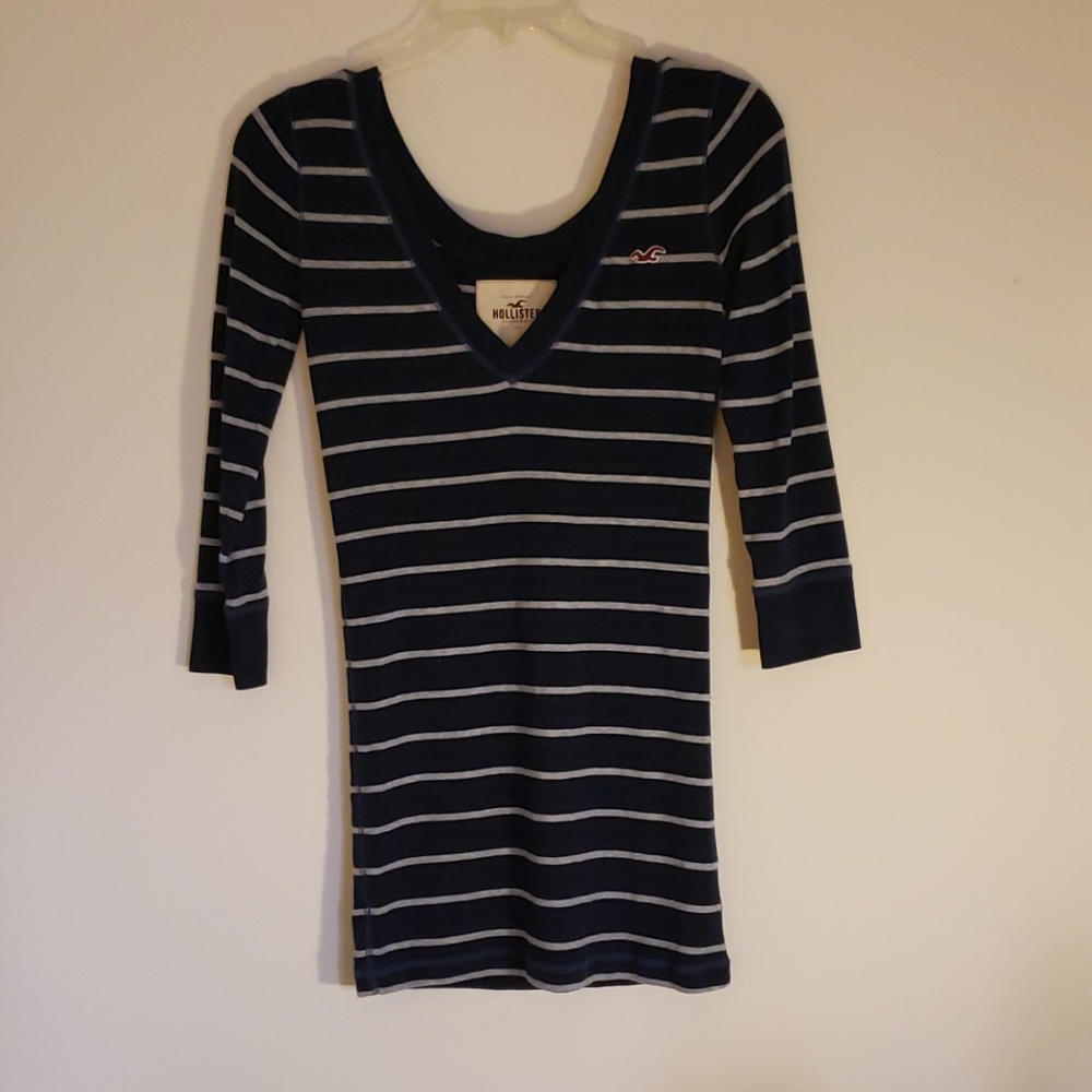 Navy blue Hollister long sleeve